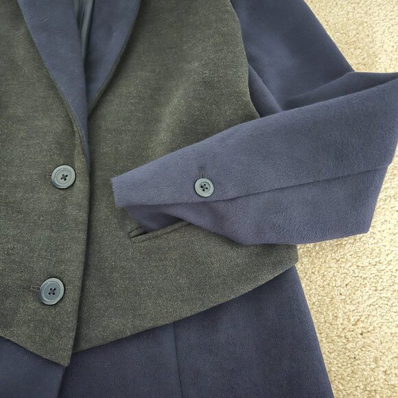 Faux vest colorblock coat - Picture 8 of 13